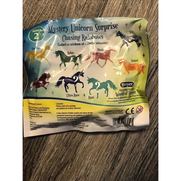 Breyer Unicorn Surprise Blind Bag Series 2 Chasing Rainbows Sealed - Picture 5 of 5